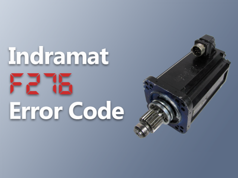 F276 Servo error Code