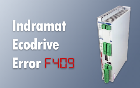 Indramat DKC EcoDrive with F409 Title Card