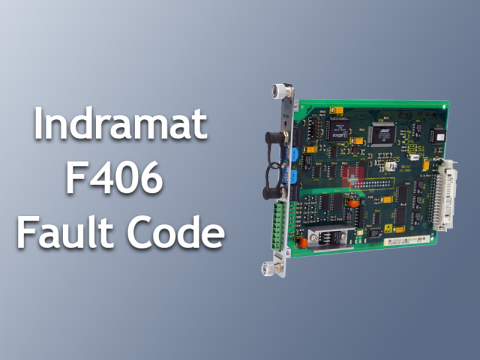 Indramat Sercos Module F406 Error