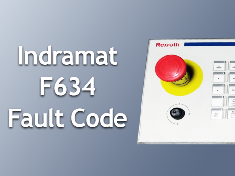 Indramat VAM module Stop button