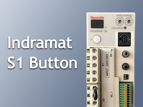 Indramat EcoDrive S1 button