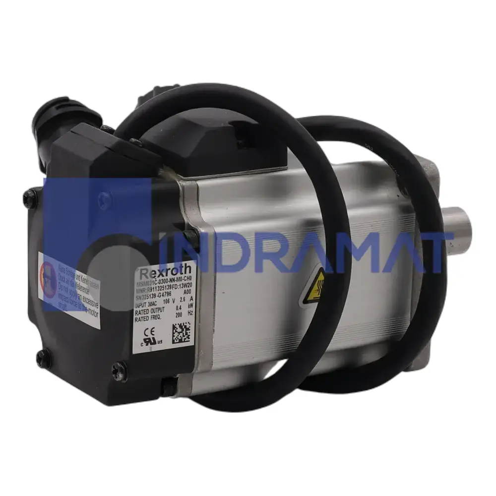 Bosch Rexroth Indramat MSM031C-0300-NN-M0-CH0 Back Left image